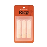 RICO REA03X Rico Bass Clarinet Reeds; 3 Pack