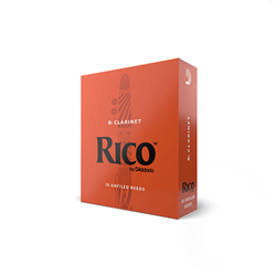 RICO RCA10X Rico Clarinet Reeds; Orange Box of 10